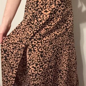 Leopard Print Women's Skirt